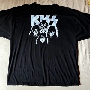 KISS Cotton Blend 4XL Glam Metal Band Tee